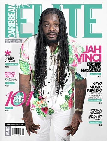 Caribbean Elite cover featuring Jah Vinci